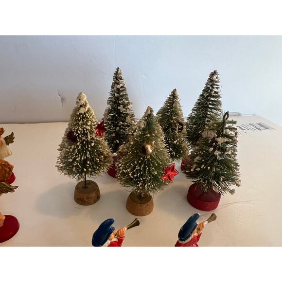 Vtg Made In Germany Christmas Angels Gnomes Trees LOT OF 26 - Picture 2 of 7